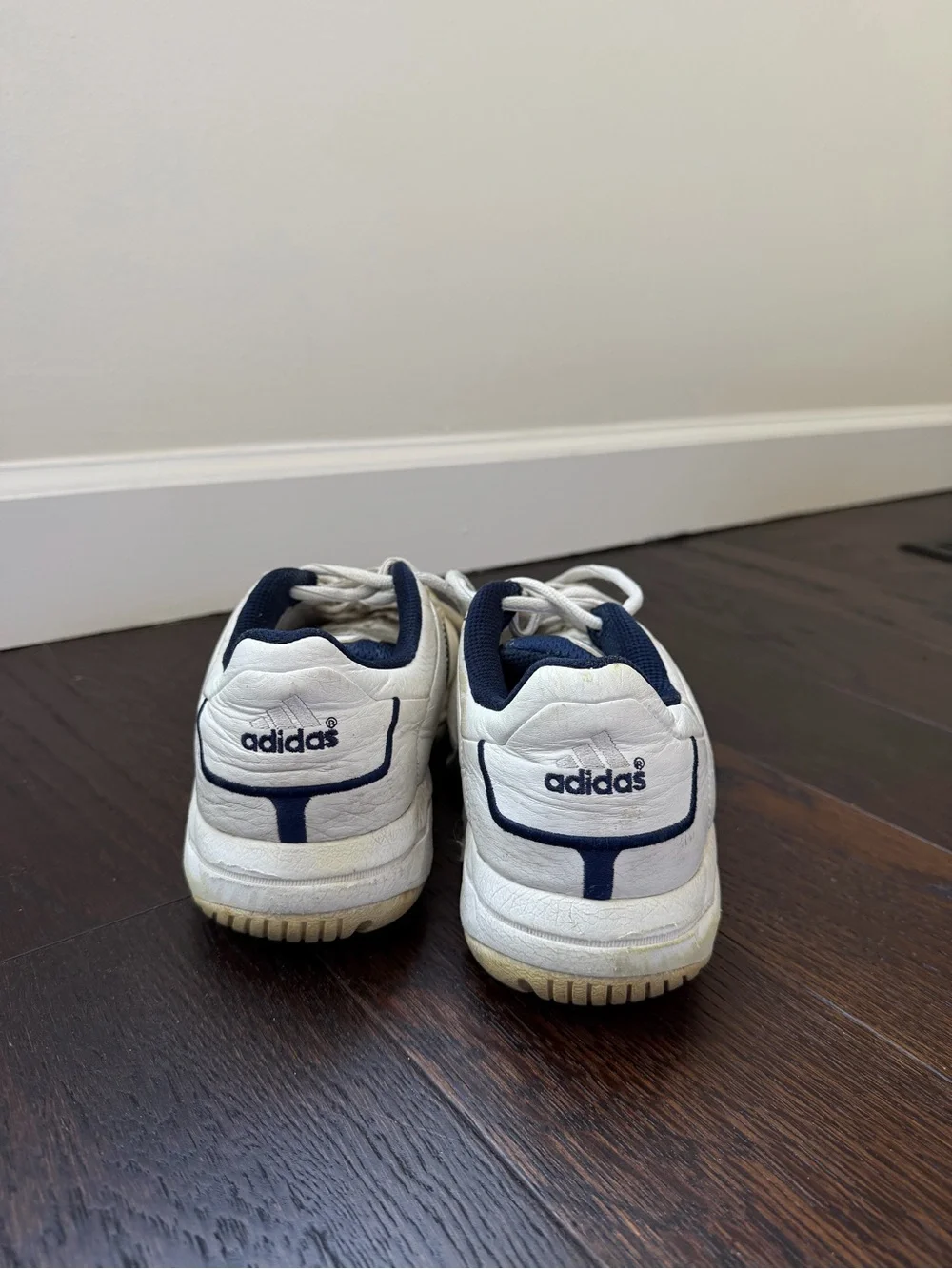 2002 Adidas Superstar 2G White Navy Sneakers